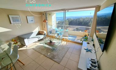 SINCRÓNICA PROPIEDADES ARRIENDA POR AÑO CORRIDO HERMOSO DEPARTAMENTO EN LAGUNA BAHIA