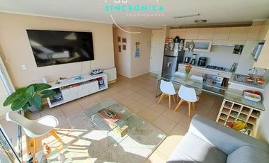 SINCRÓNICA PROPIEDADES ARRIENDA POR AÑO CORRIDO HERMOSO DEPARTAMENTO EN LAGUNA BAHIA