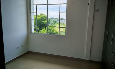RENTA DE DEPARTAMENTO EN VÍA BARBASQUILLO DE MANTA CON VISTA AL MAR