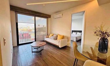 DEPA EN RENTA 2 RECAMARAS CENTRO AMUEBLADO