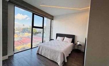 DEPA EN RENTA 2 RECAMARAS CENTRO AMUEBLADO