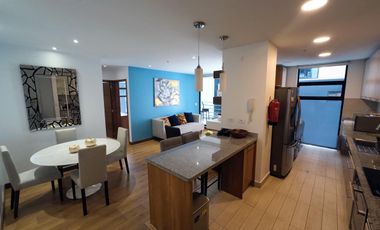En Venta departamento Amoblado de 2 Habitaciones, Catalina de Aldaz y Eloy Alfaro