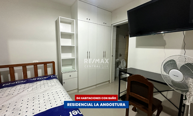 Departamento Amoblado En Primer Piso - Residencial La Angostura (Ica)