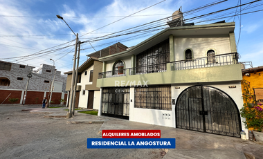 Departamento Amoblado En Primer Piso - Residencial La Angostura (Ica)