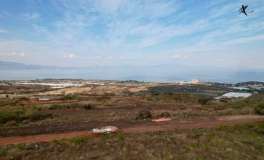 Terrenos en venta, fraccionamiento Entre nubes, Tuxcueca, con vistas al lago de Chapala