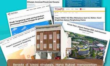 Jual Rukost UNPAM 2 Serpong - 4 KT & 4 KM, Free Biaya Management Kost (Autopilot)