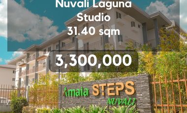 Condo for Sale in Nuvali Laguna | Studio Unit Amaia Steps Parkway | Near Ayala Malls Solenad