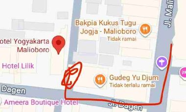 dijual Rumah di belakang Malioboro, Jogja