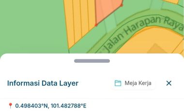 Dijual Cepat Tanah Premium 1.455m² di Harapan Raya Pekanbaru – SHM, Lokasi Strategis Dekat RS Awal Bros