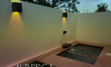 CASA EN VENTA CON ALBERCA EN AQUA RESIDENCIAL PRECIO DE OPORTUNIDAD