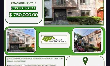 Casa en Col. Del Valle Centro | 4 Recámaras y 2 Estacionamientos | Precio de Oportunidad