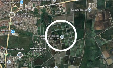 EN VENTA TERRENO DE 1600 m2 EN HIPODROMO BUIJO, SAMBORONDÓN