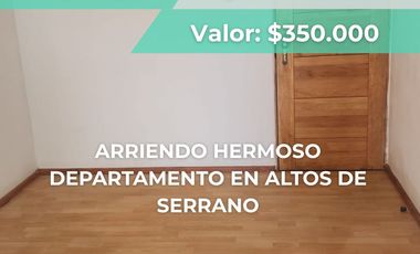 Arriendo hermoso depto en Altos de Serrano