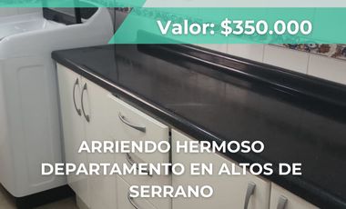 Arriendo hermoso depto en Altos de Serrano
