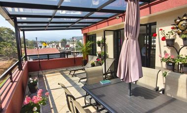 ATRACTIVA CASA CON TERRAZA DE DESCANSO, SALA DE CINES CON PANTALLA Y SONIDO INCLUIDOS, CISTERNA, COATEPEC