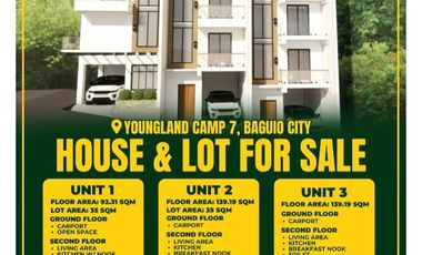 Customizable Inside Layout 4-Storey House & Lot with Roof Deck in Camp 7 Baguio City  - CC