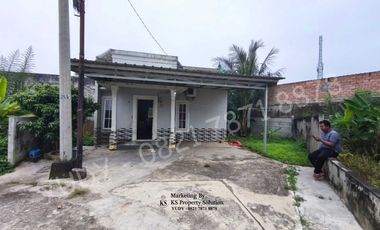 House for Sale with Large 170 m² Land on Social Street, Gandus, Palembang – Type 36, 2 Bedrooms, North Facing, 24h PDAM Water, Near RSUD Gandus.