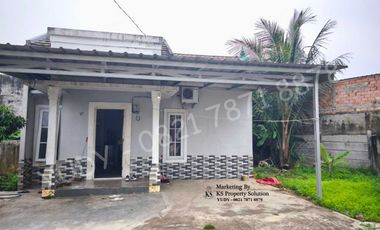 House for Sale with Large 170 m² Land on Social Street, Gandus, Palembang – Type 36, 2 Bedrooms, North Facing, 24h PDAM Water, Near RSUD Gandus.