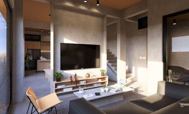 Villa 2 bedroom dengan desain modern dijual, area Kedungu.