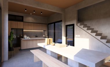 Villa 2 bedroom dengan desain modern dijual, area Kedungu.