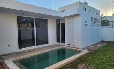 Casa de una planta, ideal  para adultos mayores/ejecutivos, para empezar a crecer tu partrimonio ,se ubica en| Conkal, al norte de Mérida