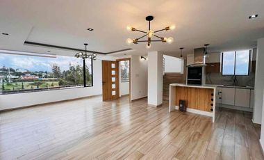 de renta Cumbayà a estrenar departamento  de 2 habitaciones 100 m2 con 2 parqueos gas centralizado