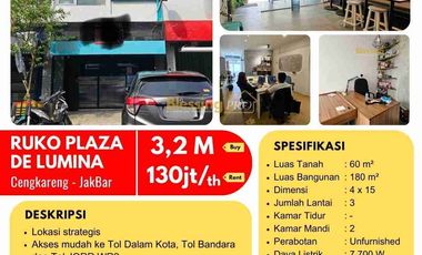Disewakan ruko De lumina jakarta barat