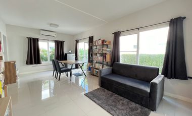 Single house for sale MANTANA Onnut-Wongwaen5 village, plot near clubhouse, 3 bedrooms, near Mega Bangna