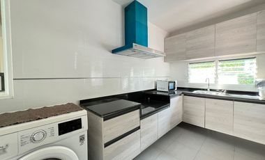 Single house for sale MANTANA Onnut-Wongwaen5 village, plot near clubhouse, 3 bedrooms, near Mega Bangna