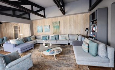 Casa Premiun de Revista, Gran Jardín, Terraza con Chimenea.