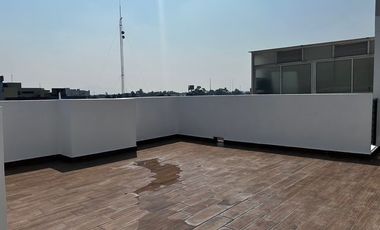 RENTA PENTHOUSE CON TERRAZA PRIVADA GRANJAS MÉXICO IZTACALCO