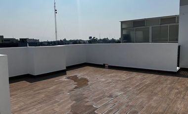 RENTA PENTHOUSE CON TERRAZA PRIVADA GRANJAS MÉXICO IZTACALCO