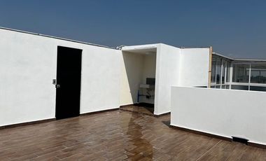 RENTA PENTHOUSE CON TERRAZA PRIVADA GRANJAS MÉXICO IZTACALCO