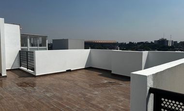 RENTA PENTHOUSE CON TERRAZA PRIVADA GRANJAS MÉXICO IZTACALCO