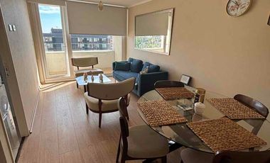 arriendo departamento amoblado con 2 estacionamientos