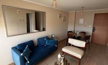 arriendo departamento amoblado con 2 estacionamientos