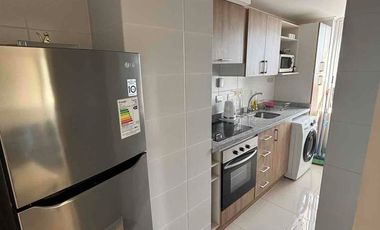 arriendo departamento amoblado con 2 estacionamientos