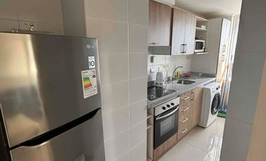 arriendo departamento amoblado con 2 estacionamientos