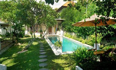 CANGGU - 3BR COLONIAL SANCTUARY WITH RICE FIELD VIEWS AND FLEXIBLE LEASE PERIOD