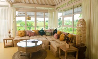 CANGGU - 3BR COLONIAL SANCTUARY WITH RICE FIELD VIEWS AND FLEXIBLE LEASE PERIOD