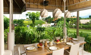 CANGGU - 3BR COLONIAL SANCTUARY WITH RICE FIELD VIEWS AND FLEXIBLE LEASE PERIOD
