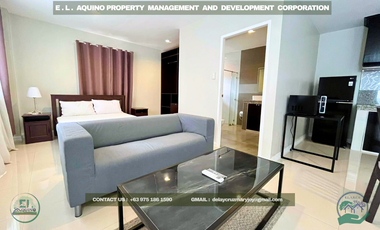 APARTMENT STUDIO UNIT FOR RENT 1 BEDROOM FURNISHED LOCATED IN A SAFE SUBDIVISION NEAR CLARK
