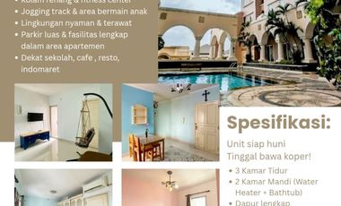Dijual Apartemen 2BR Gading Mediterania Kelapa Gading, Jakarta Timur, Cari Pembeli Langsung