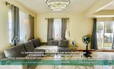 4 Bedrooms House For Sale Located in a secured subdivision in Barangay Sapalibutad,Angeles City,Pampanga