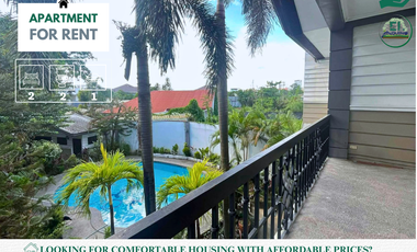 Apartment For Rent Fully-Furnished with 2 Bedrooms and 2 Bathrooms in Malabanias, Angeles City