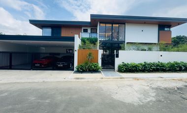 Modern Tropical Asian Design Fully Furnished 2Storey Corner House and Lot with Pool for Sale in Pasong Tamo, Quezon City