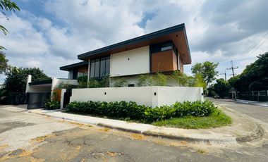 Modern Tropical Asian Design Fully Furnished 2Storey Corner House and Lot with Pool for Sale in Pasong Tamo, Quezon City