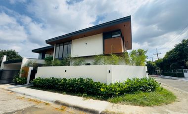 Modern Tropical Asian Design Fully Furnished 2Storey Corner House and Lot with Pool for Sale in Pasong Tamo, Quezon City