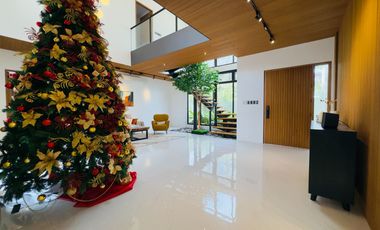 Modern Tropical Asian Design Fully Furnished 2Storey Corner House and Lot with Pool for Sale in Pasong Tamo, Quezon City