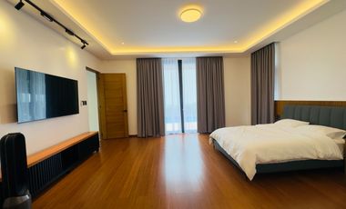 Modern Tropical Asian Design Fully Furnished 2Storey Corner House and Lot with Pool for Sale in Pasong Tamo, Quezon City